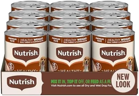 nutrish healthy weight wet dog food paté13 oz can 12 pack rachael ray